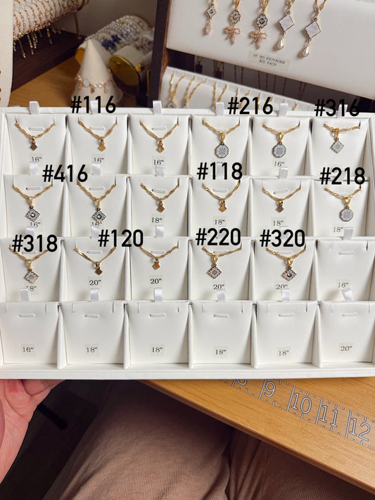 Simple Hmong Gold Necklaces