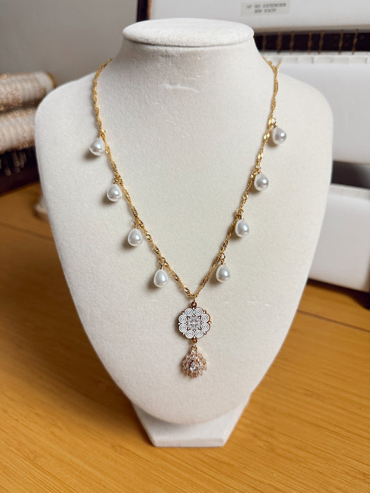 Fancy Hmong Gold Necklace