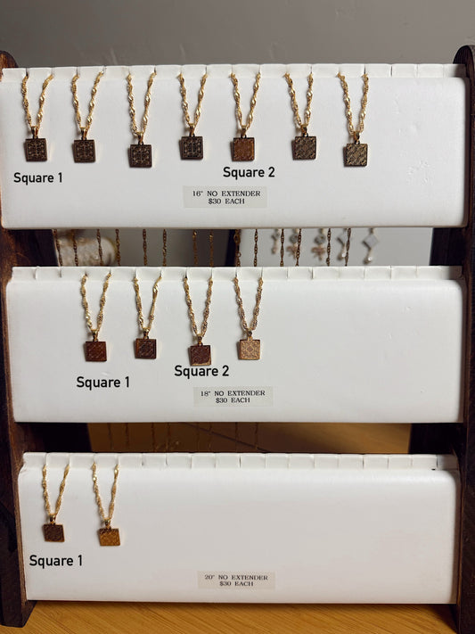 Simple Hmong Gold Necklaces